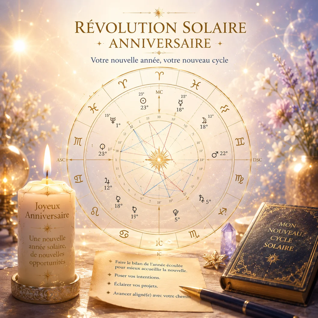 étude de votre thème anniversaire votre révolution solaire