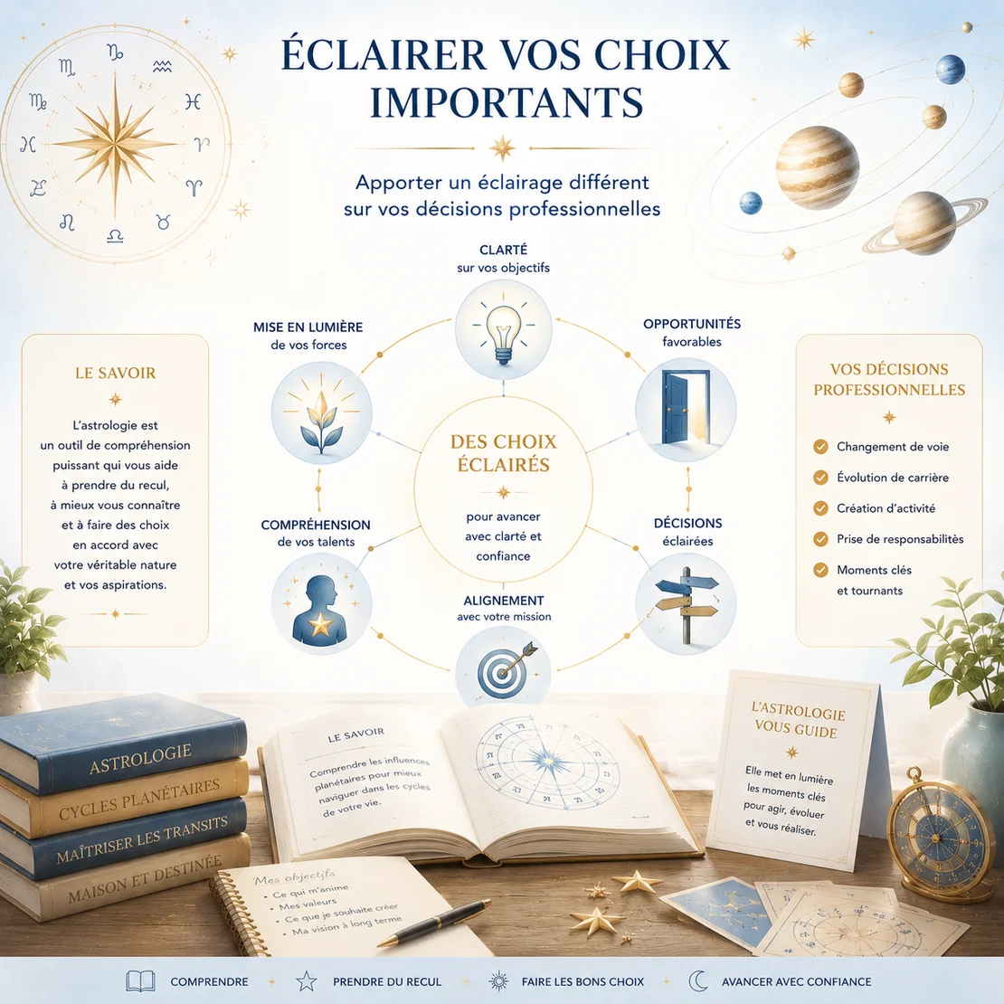 étude des possibilités, dans la vie professionnelle, les aspects du thèmes